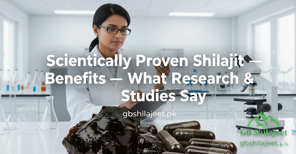 Scientifically Proven Shilajit Benefits — What Research & Studies Say