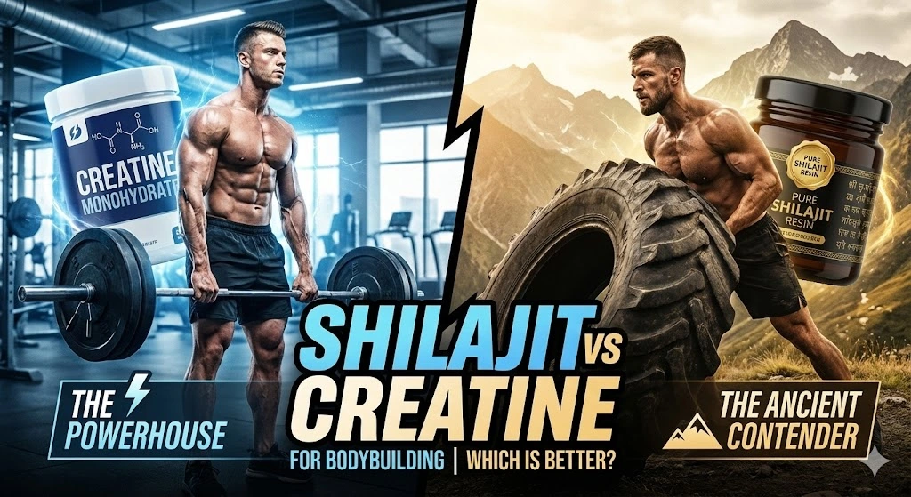 Shilajit vs Creatine for Bodybuilding