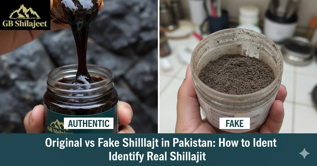 Original vs Fake Shilajit